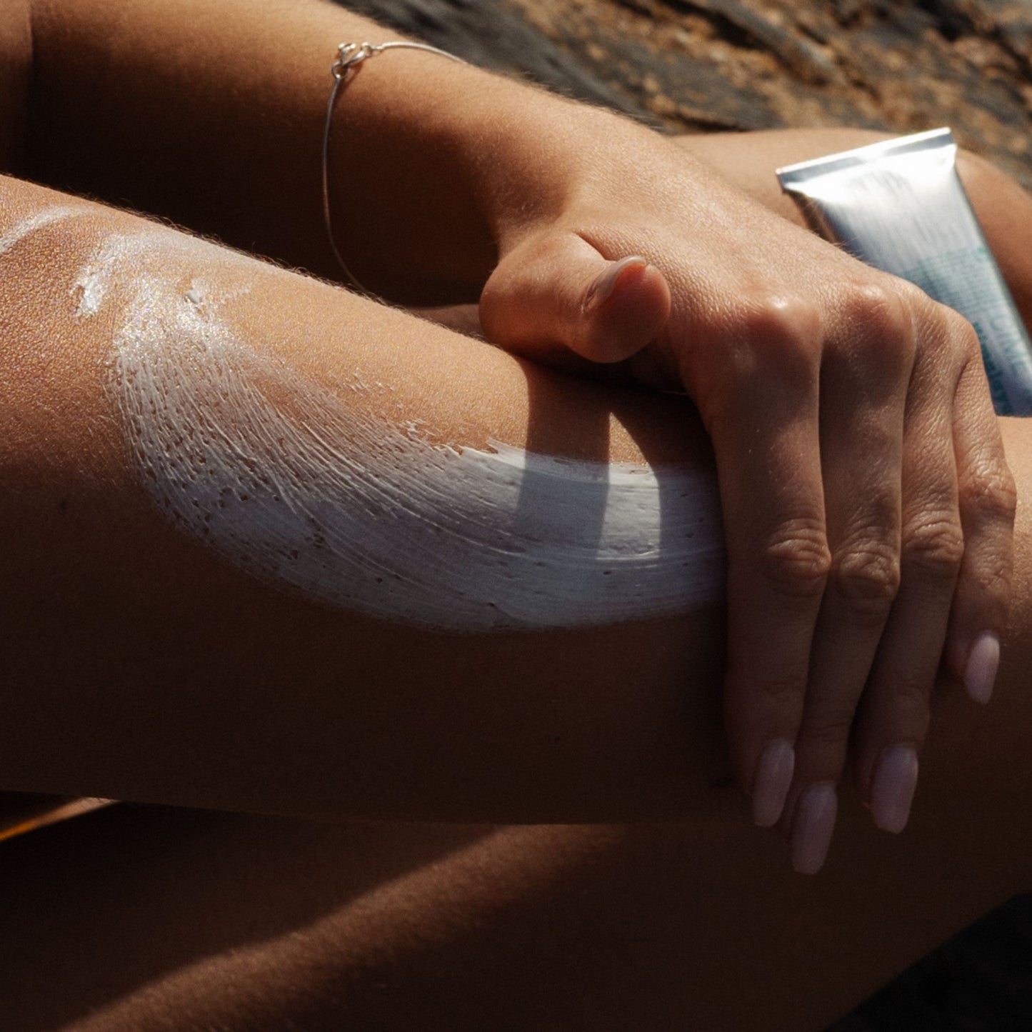 First aid balm CÎME on arm