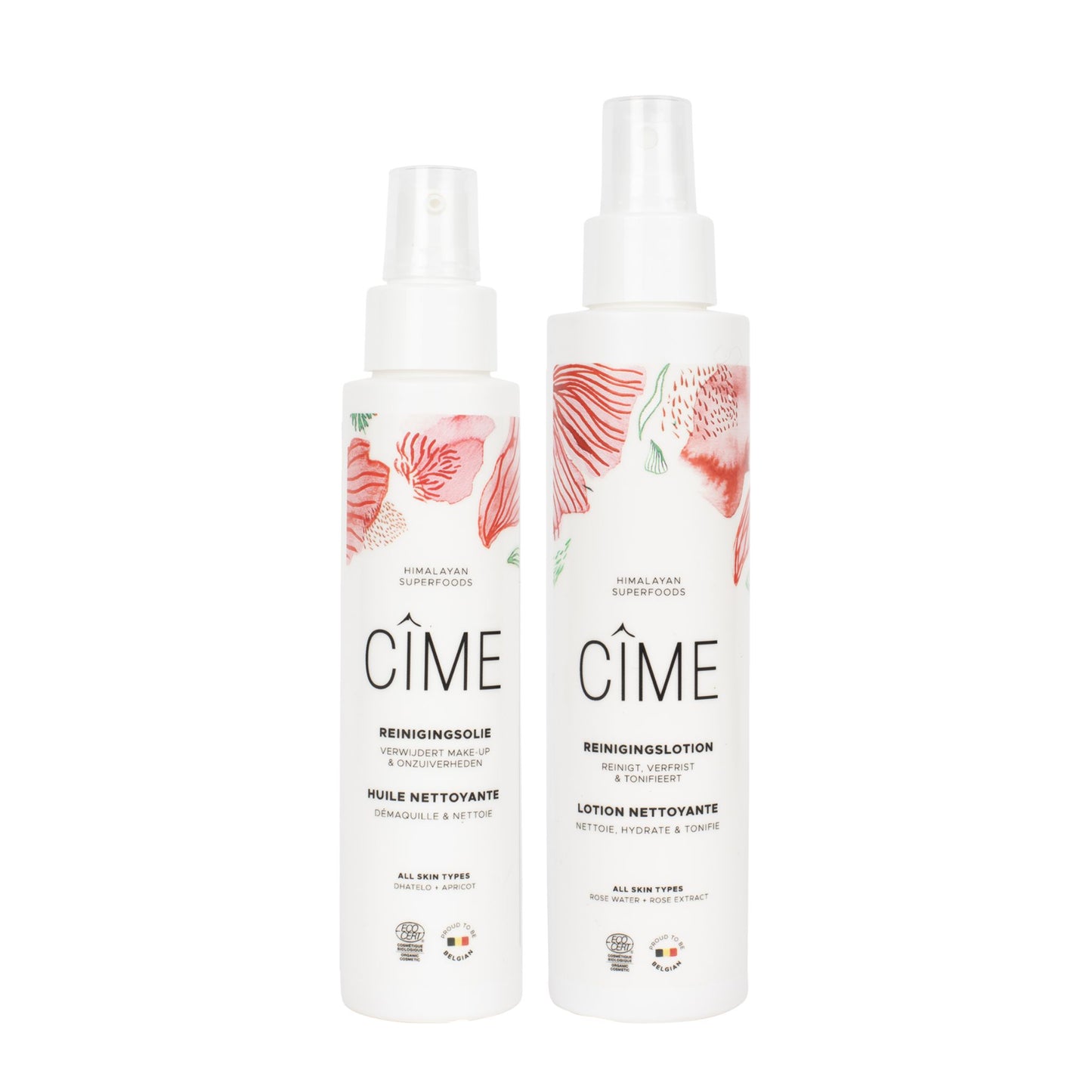 Dubbele reiniging combo - reinigingsolie en reinigingslotion