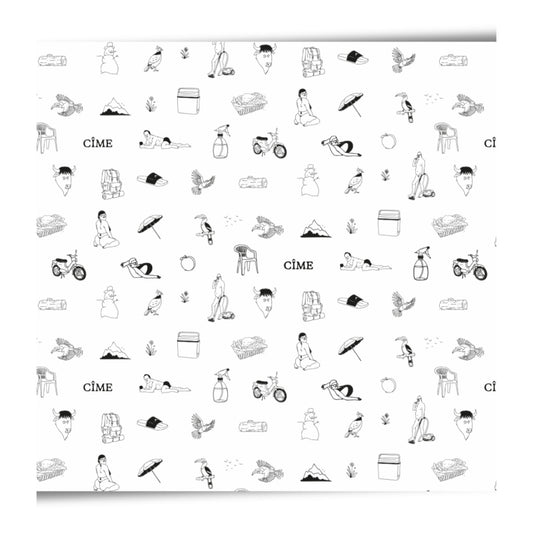 MAT designs on wrapping paper