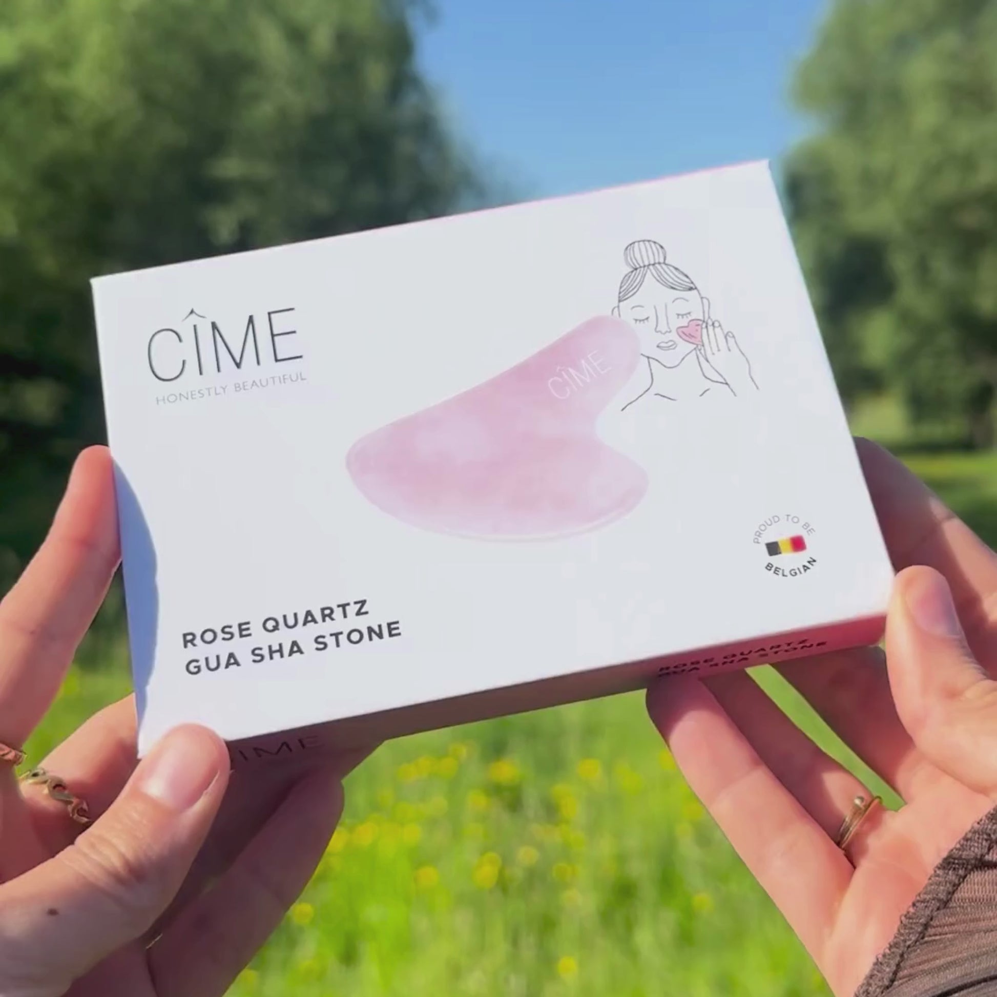 Rose Quartz Gua Sha Stone